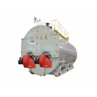 天鹿WNS型雙爐膽燃油燃氣熱水鍋爐容量14MW~21MW